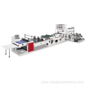 Zipper bag edge sealing bag making machine